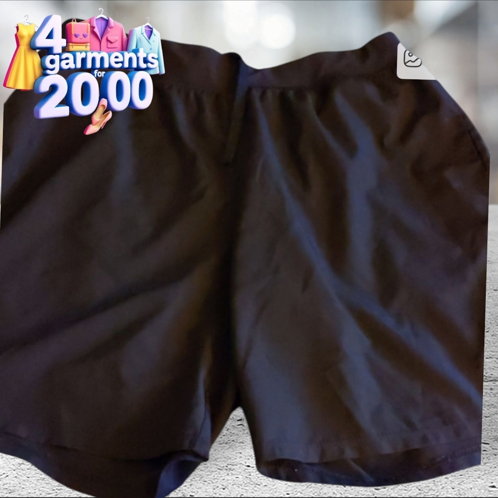 Asics black athletic shorts size M